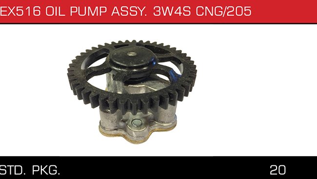 EX516 OIL PUMP ASSY 3W4S CNG 205EX555  EGNETO ASSY 3W4S 205